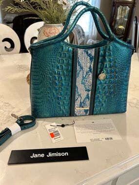 Brahmin Elaine Peacock Shimmer (full size) like brand new